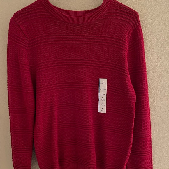 Cat & Jack Other - Cat & Jack Boys Large Red Sweater